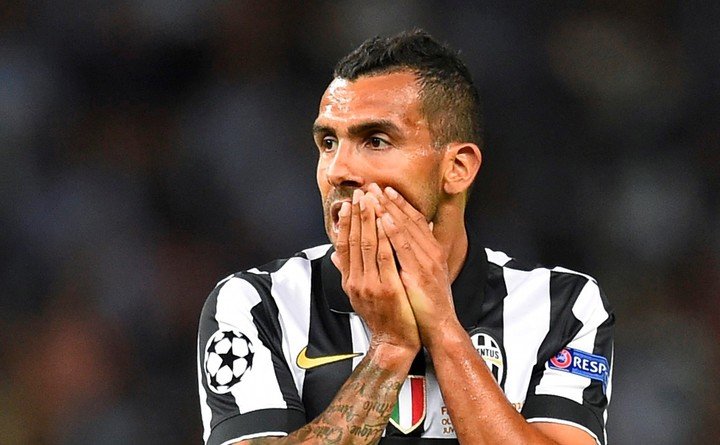 Tevez en la Juventus. (REUTER)