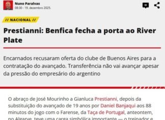 La firme postura de Benfica ante el interés de River por Prestianni: «No hay negocio…»