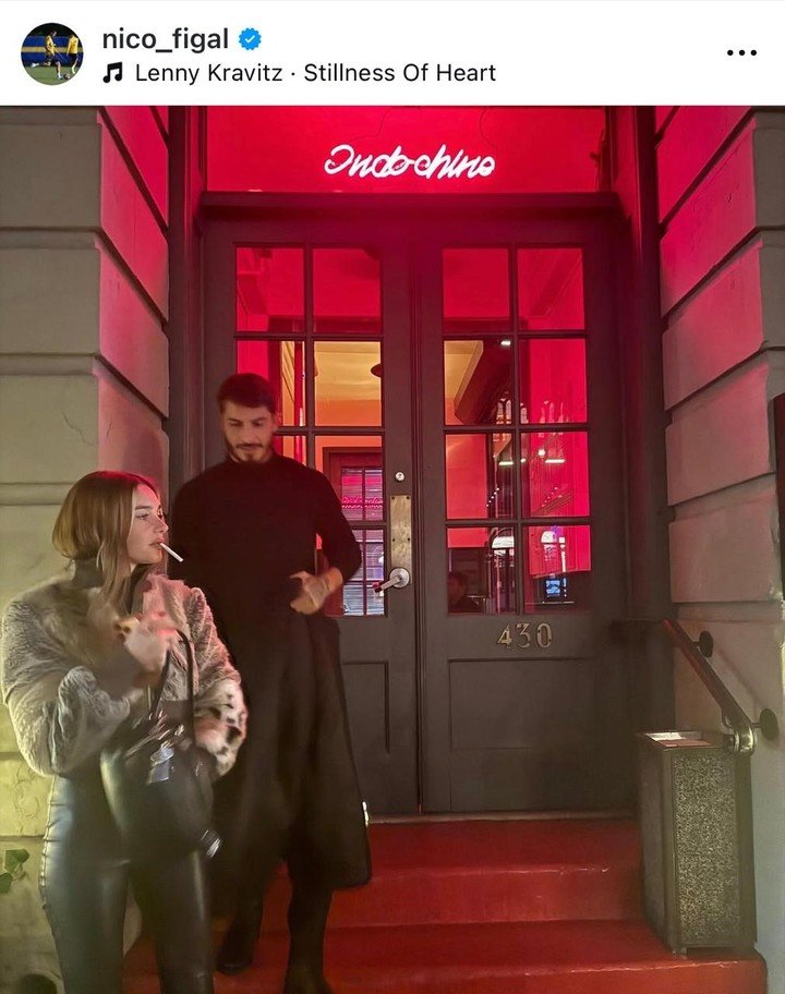 Las vacaciones de Nicolás Figal y su pareja en Nueva York.