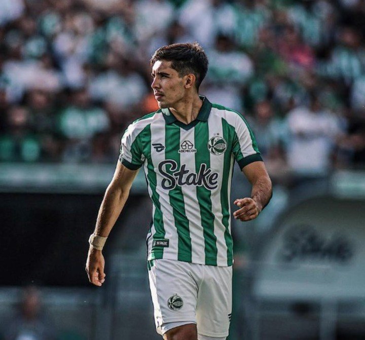 Juan Sforza en Vasco Da Gama: (foto, Instagram @juan_sforza)