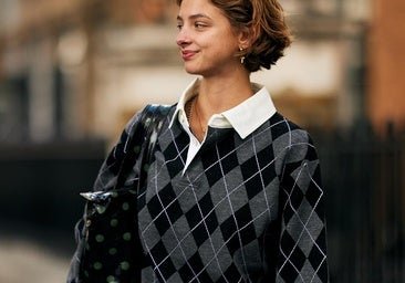 Seis jerséis con estampado Argyle que quedan bien con vaqueros y faldas
