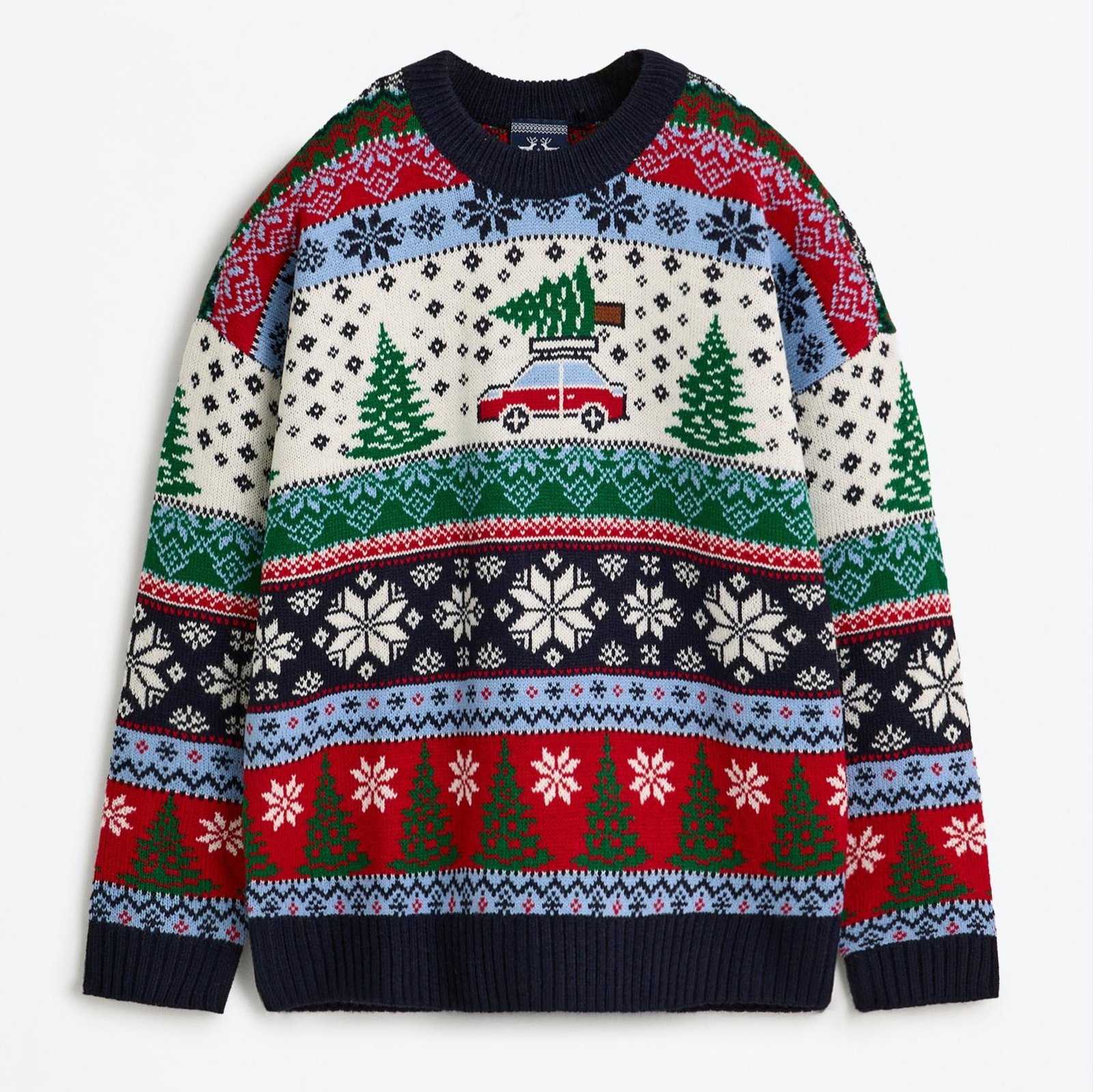 Mujer | Jersey cenefas navideñas 