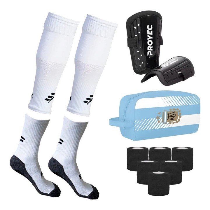 Medias antideslizantes que mantienen el pie firme durante el juego. (Fuente: Mercado Libre)