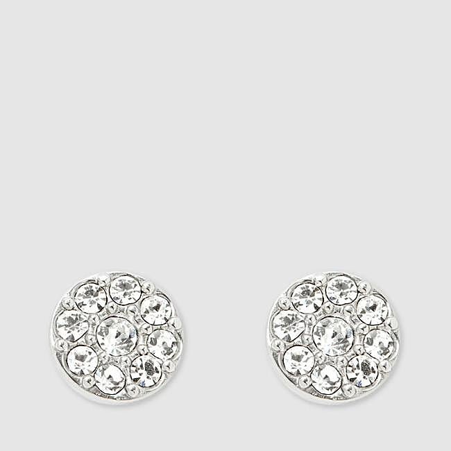 Pendientes con circonitas de Fossil, 45 euros.