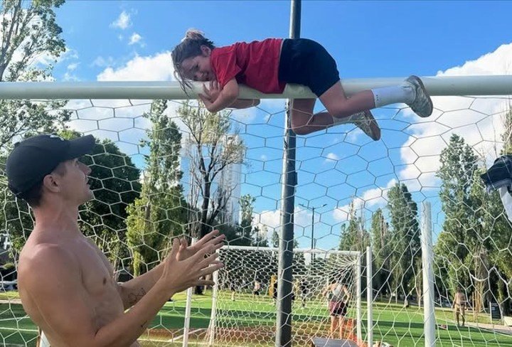 Las fotos que eligió Ander para su posteo