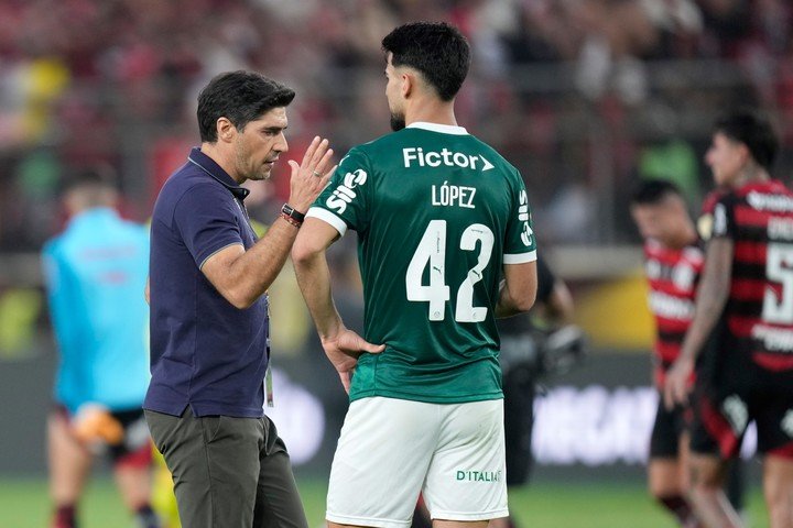 Abel en Copa Libertadores. (foto: AP)