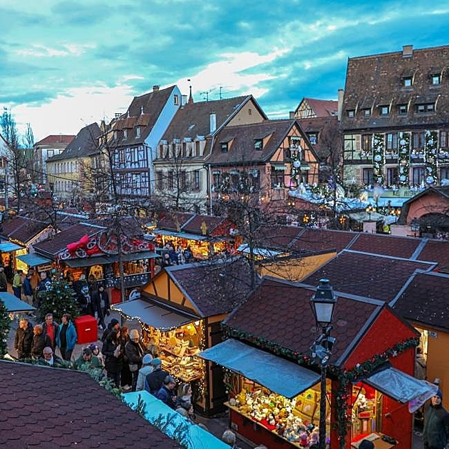 Mercadillo navideño de Colmar, Francia