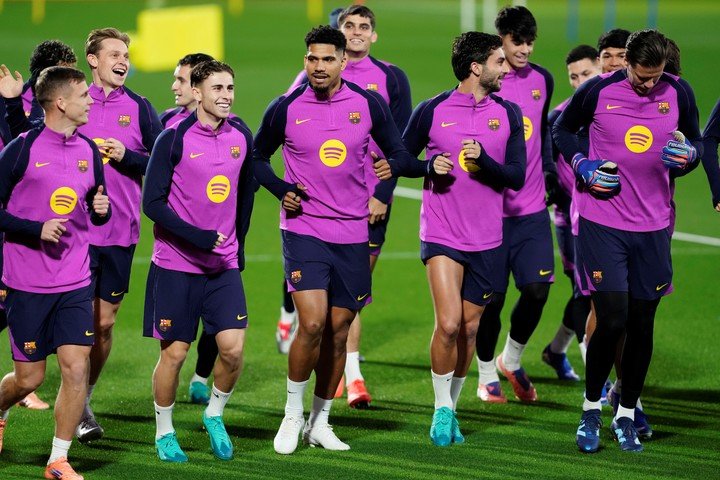 El uruguayo ya está a la par de sus compañeros. (foto: EFE) 