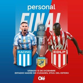 Qué canal de TV transmite Racing vs. Estudiantes, por la final del Torneo Clausura