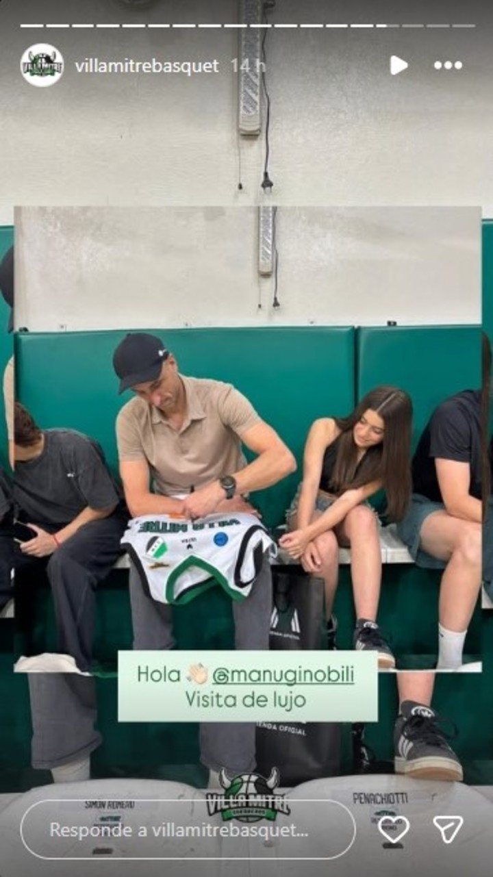 Manu, presente para ver a Villa Mitre.