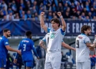 Video: el gol de Balerdi en la impresionante goleada del Marsella por la Copa Francia