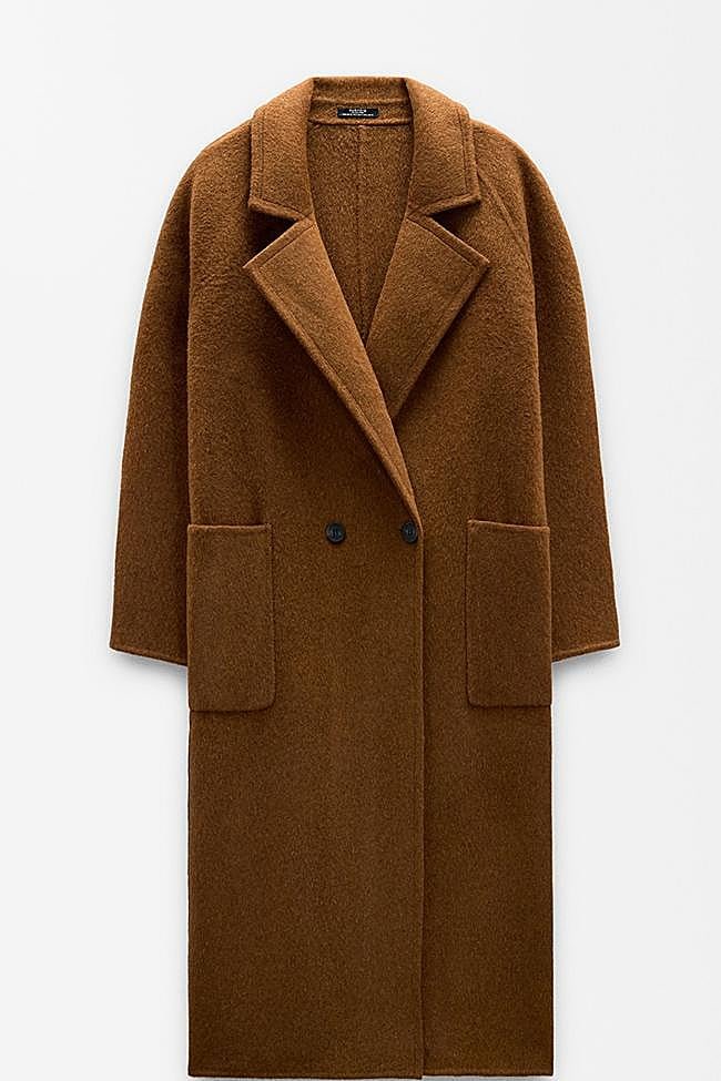 Abrigo largo de lana de Parfois.