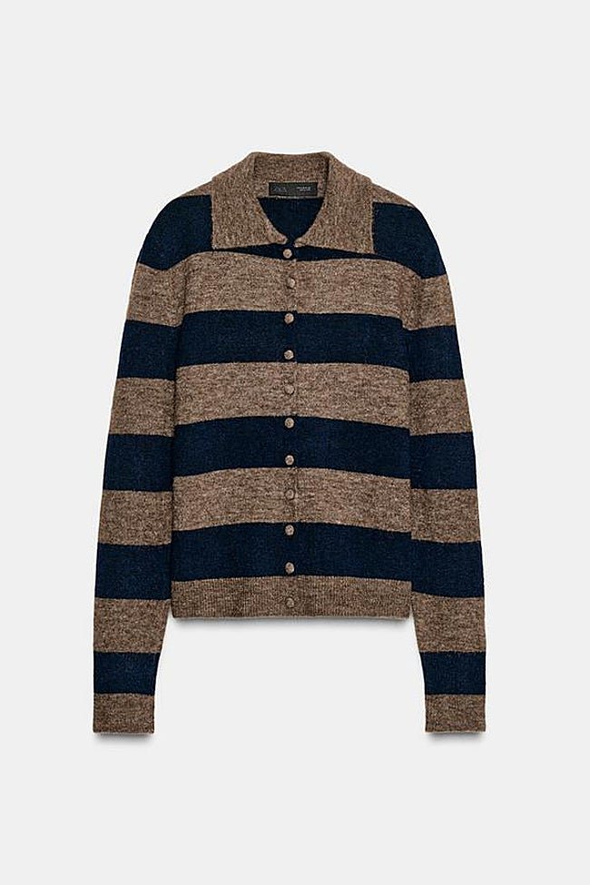 Chaqueta de rayas de Zara (25,99 euros)