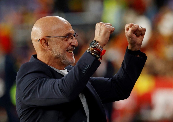 Luis de la Fuente por Eliminatorias Europeas. (REUTERS/Susana Vera)