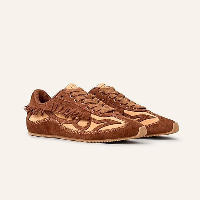 Zapatillas deportivas con detalle de flecos de Ba&sh.