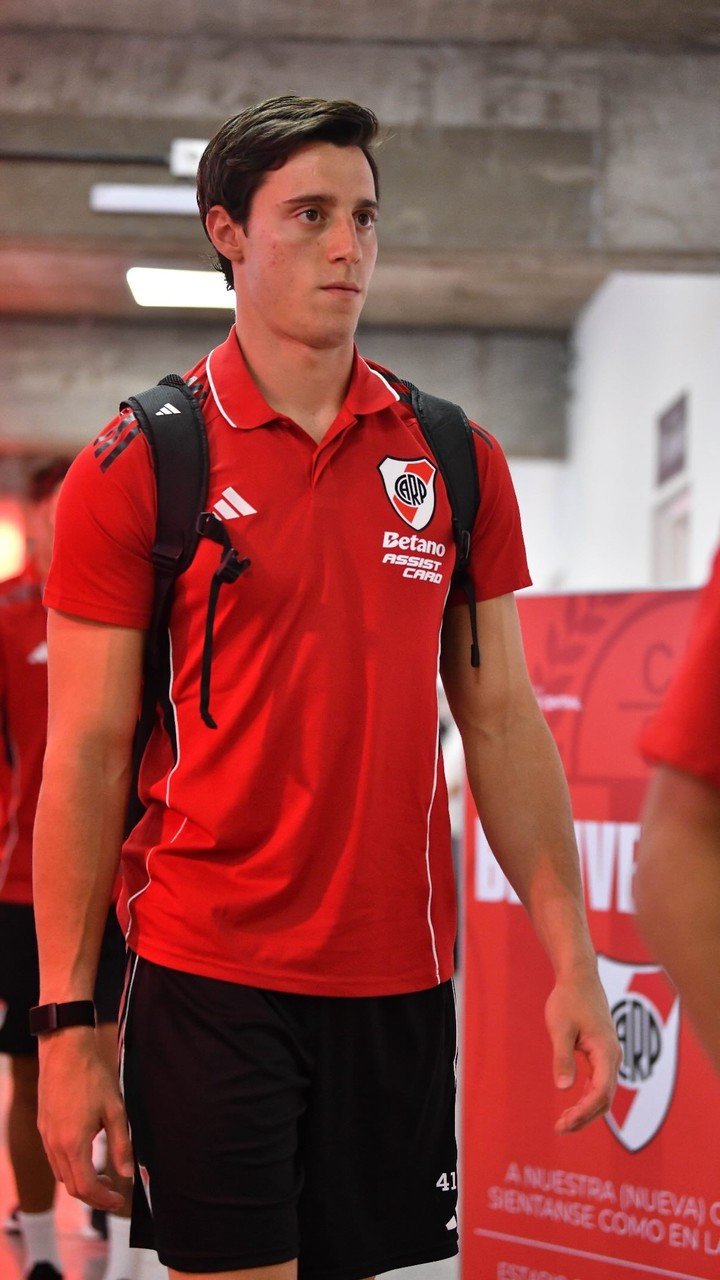 Santiago Beltrán debuta en primera. Foto: River