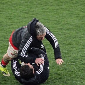 Prestianni contó que casi le rompen los ligamentos en el festejo del gol al Real Madrid