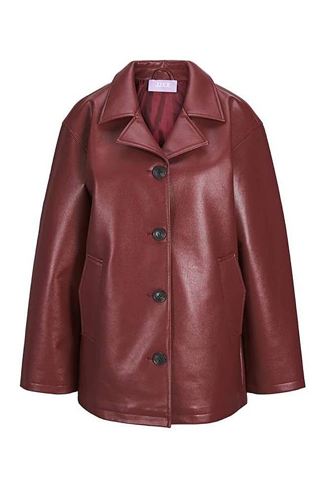 Chaqueta de mujer efecto piel (39,99€ en El Corte Inglés))