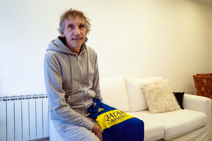 Fernando Gayoso con Olé. Foto: Mariana Nedelcu 