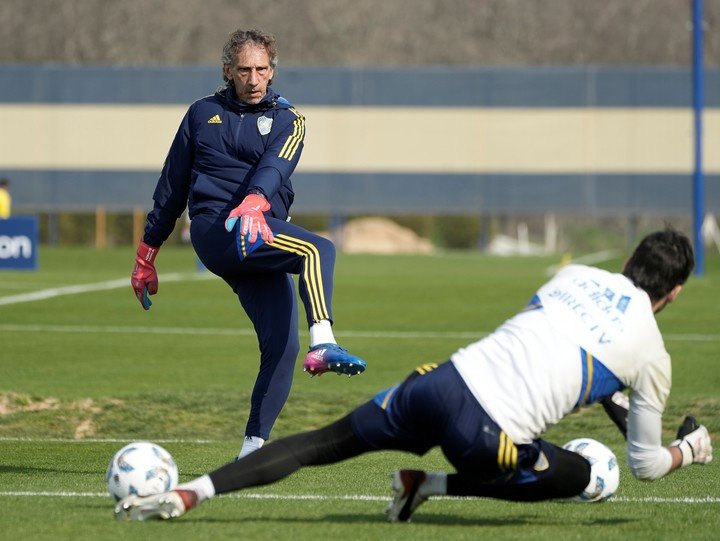 Fernando Gayoso en Boca. Foto: Javier Garcia Martino - Prensa CABJ -