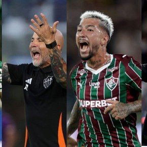 Empezó el Brasileirao: tres goles argentinos, roja a Sampaoli y Crespo le ganó al campeón