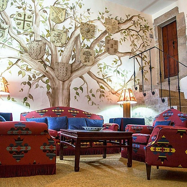 Un rincón del hotel boutique Casa de Orellana, decorado por Duarte Pinto Coelho.