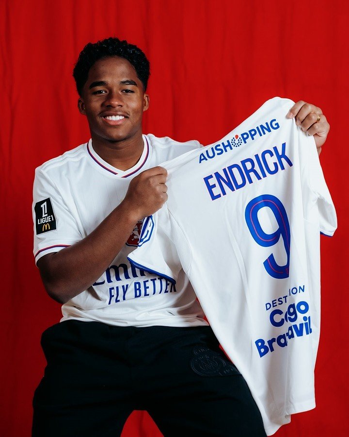 Endrick fue presentado en el Olympique de Lyon (Prensa OL).