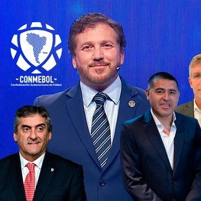 Riquelme, Francescoli, Palermo y otras estrellas, en Conmebol