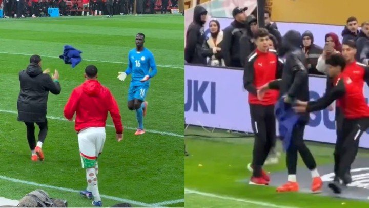 La pelea por la toalla de Edouard Mendy en la final de la Copa Africana