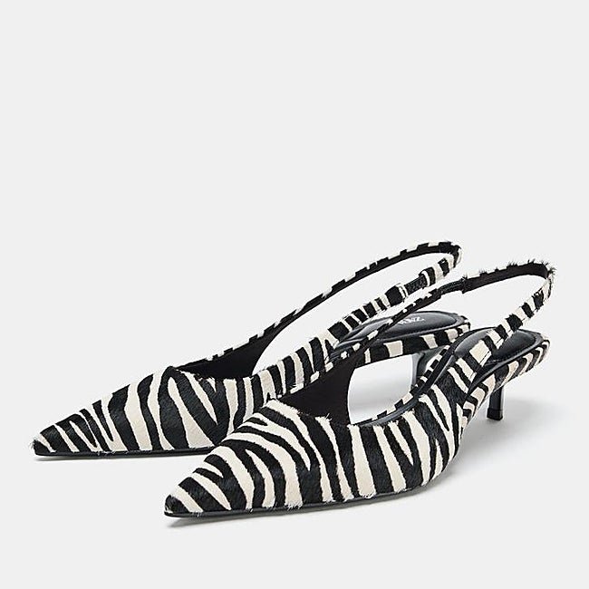 Zapatos destalonados de Zara (49,99 euros)