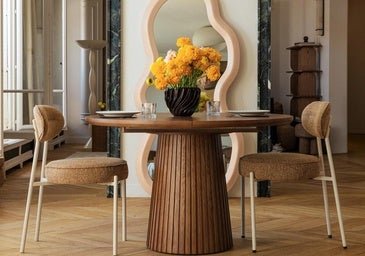 Dónde comprar la mesa de comedor tendencia que ves por todas partes y hace tu salón más grande