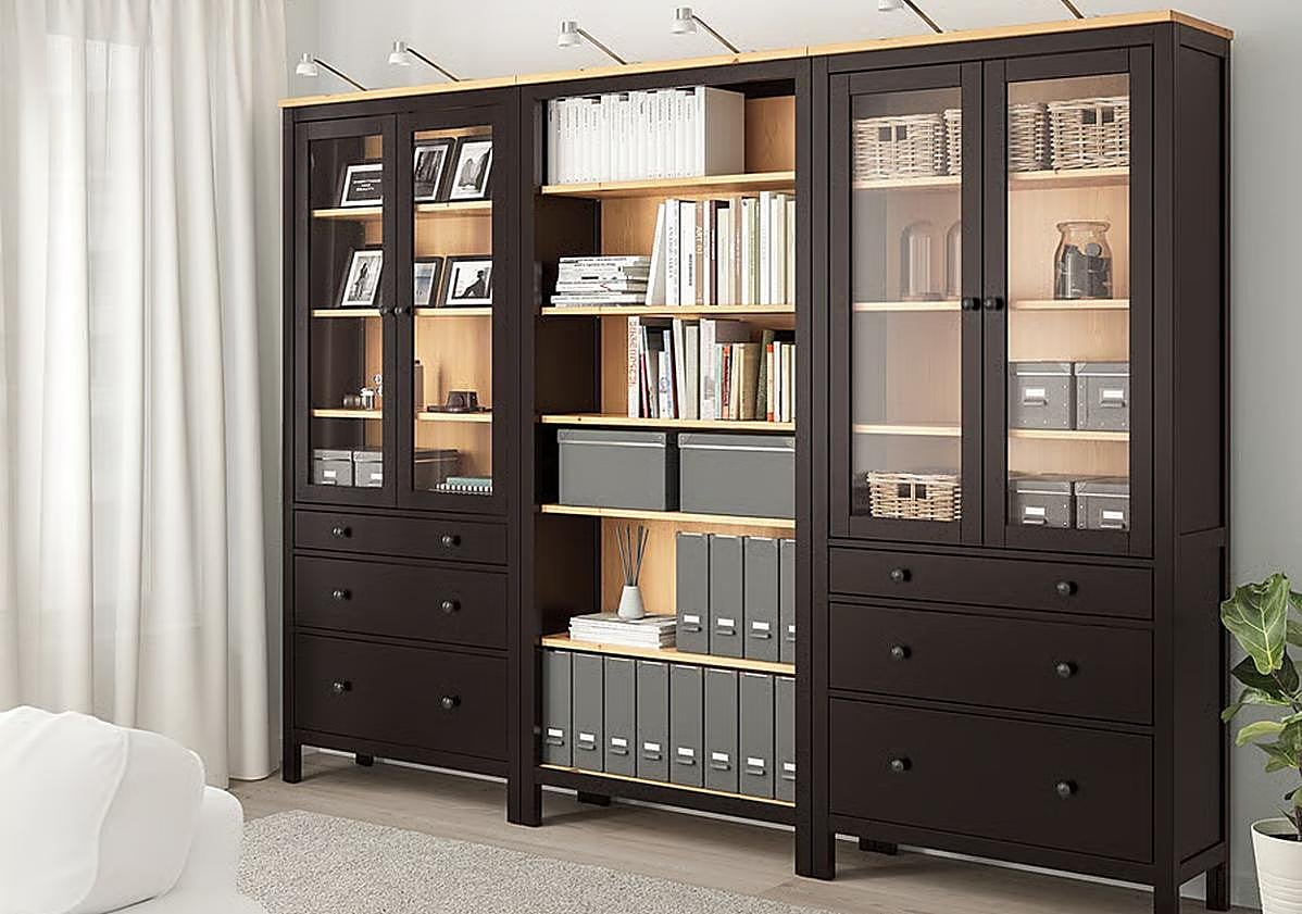 Imagen principal - Muebles de salón HEMNES rebajados en IKEA.