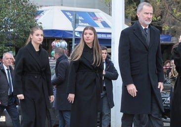 La infanta Sofía, sobria y muy natural en el funeral de la princesa Irene en Grecia