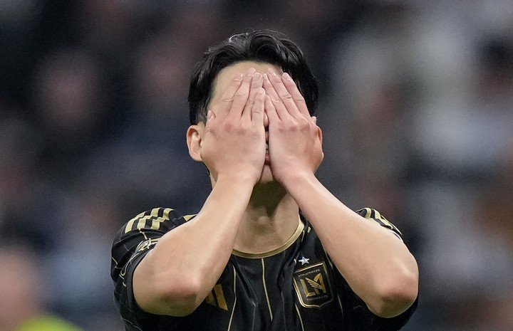 Son Heung-min. (Darryl Dyck/The Canadian Press via AP)