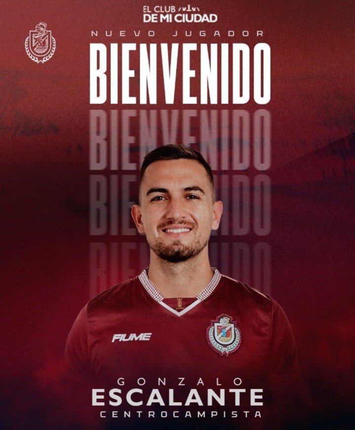 Escalante. nuevo refuerzo de Deportes La Serena. Foto: @CDLS_OFICIAL