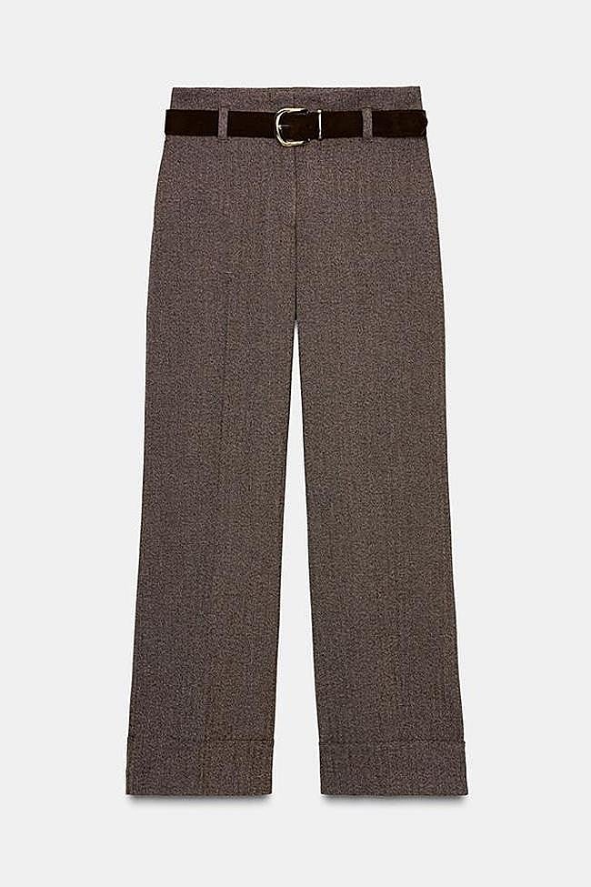 Pantalón espiga cinturón (35,95€)