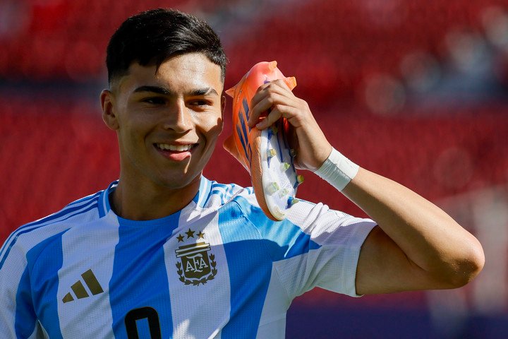 Alejo Sarco en el Mundial Sub 20.