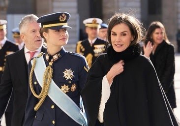 Comentarios en voz baja en la Pascua Militar: la desaparición de Sofía y el miedo a tropezar de Letizia
