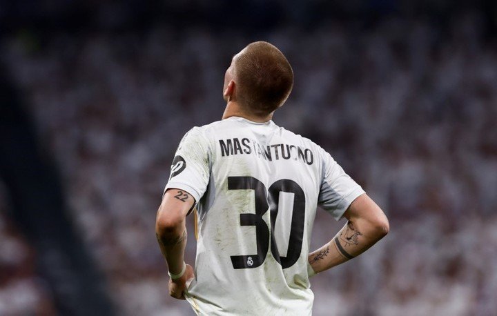 Mastantuono perdió la titularidad tras la lesión.