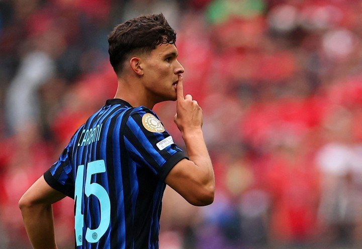 Valentín Carboni jugará en Racing cedido desde Inter (Reuters/Agustin Marcarian).