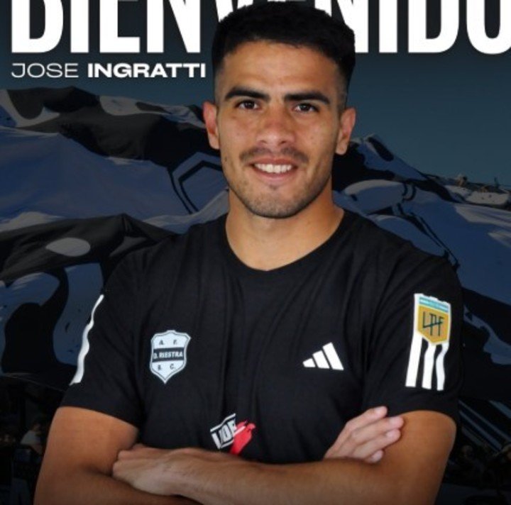 José Ingratti, refuerzo de Riestra para el 2026.
