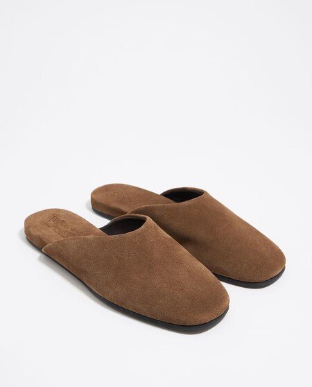 Babuchas Mules Piel Zapatos Planos Tendencia 2026 Nuevos Invierno Elegantes Bonitos Originales