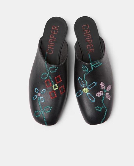 Babuchas Mules Piel Zapatos Planos Tendencia 2026 Nuevos Invierno Elegantes Bonitos Originales