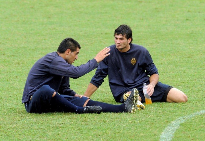 Román y Javi García compartieron plantel en Boca entre el 2008 y el 2011. En total coincidieron en 29 partidos.