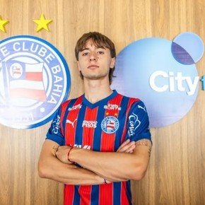 De La Plata a Brasil: Román Gómez fue presentado en Bahia luego de las vueltas olímpicas con Estudiantes