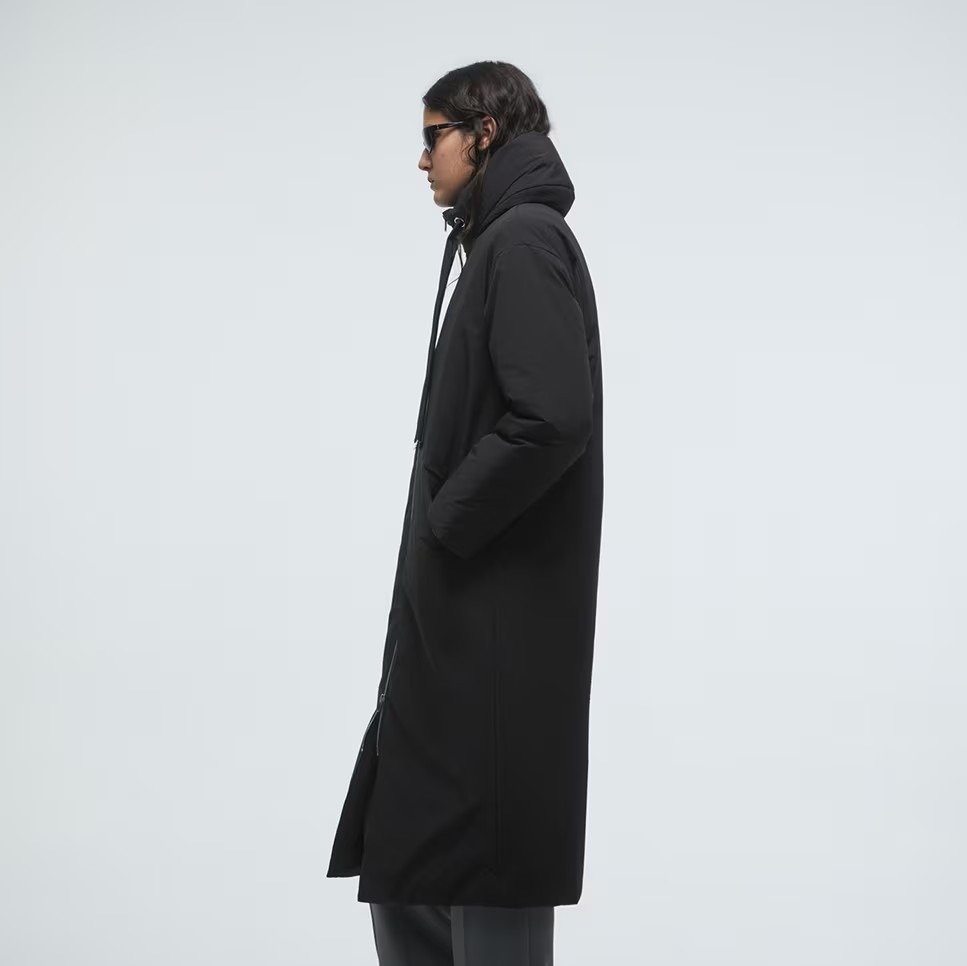 Abrigo acolchado largo de Sfera