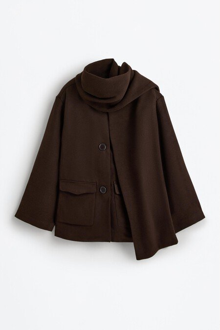 Abrigos Cuello Embudo Rebajas Zara