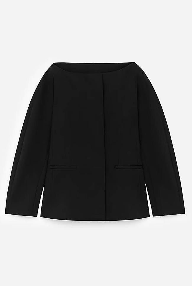 Blazer de cuello abierto (89,50€)