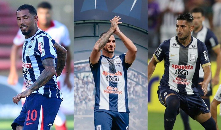 De izquierda a derecha: Peña, Trauco y Zambrano.