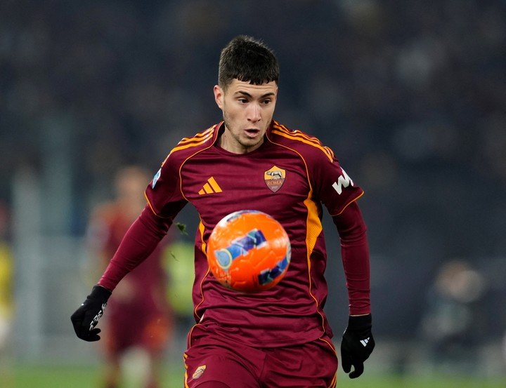 Soulé en la Roma. (Foto: Reuters)